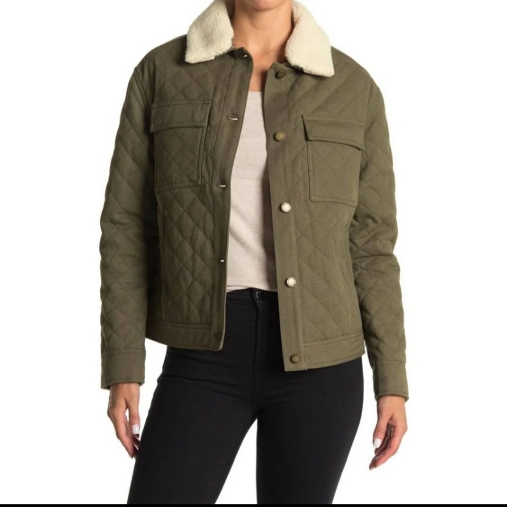 NWOT Pendelton quilted barn coat